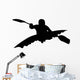 Kayaking Silhouette Wall Decal