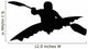 Kayaking Silhouette Wall Decal