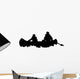 Canoing Silhouette Wall Decal