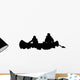Canoing Silhouette Wall Decal