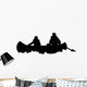 Canoing Silhouette Wall Decal