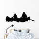 Canoing Silhouette Wall Decal