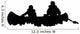 Canoing Silhouette Wall Decal