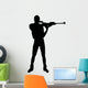 Air Soft Rifle Silhouette Wall Decal