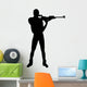 Air Soft Rifle Silhouette Wall Decal