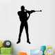 Air Soft Rifle Silhouette Wall Decal