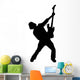 Amped Rockstar Music Silhouette Wall Decal