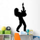 Guitarist Solo Music Silhouette Wall Decal