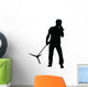 Rockstar Singer Music Silhouette Wall Decal