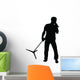 Rockstar Singer Music Silhouette Wall Decal
