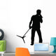 Rockstar Singer Music Silhouette Wall Decal