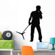 Rockstar Singer Music Silhouette Wall Decal