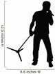 Rockstar Singer Music Silhouette Wall Decal