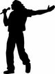 Rock and Roll Singer Wall Decal
