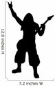 Rock Gods Rockstar Music Wall Decal