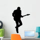 Guitar Player Rockstar Wall Decal
