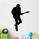 Guitar Player Rockstar Wall Decal