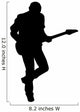 Guitar Player Rockstar Wall Decal
