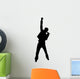 Rockstar Singer Silhouette Wall Decal