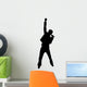 Rockstar Singer Silhouette Wall Decal