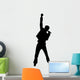 Rockstar Singer Silhouette Wall Decal