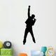 Rockstar Singer Silhouette Wall Decal