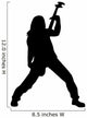 Power Metal Rockstar Music Wall Decal