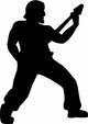Rock Guitarist Rockstar Music Wall Decal
