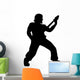 Rock Guitarist Rockstar Music Wall Decal