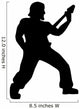 Rock Guitarist Rockstar Music Wall Decal