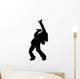 Rockstar Metal Singer Silhouette Wall Decal
