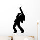 Rockstar Metal Singer Silhouette Wall Decal
