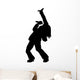 Rockstar Metal Singer Silhouette Wall Decal