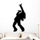 Rockstar Metal Singer Silhouette Wall Decal