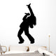 Rockstar Metal Singer Silhouette Wall Decal