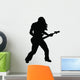 Long Haired Rockstar Wall Decal