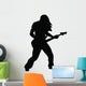 Long Haired Rockstar Wall Decal