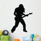 Long Haired Rockstar Wall Decal