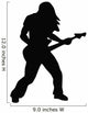 Long Haired Rockstar Wall Decal