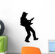 Blues Boy Rockstar Guitar Wall Decal