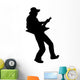 Blues Boy Rockstar Guitar Wall Decal