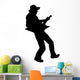 Blues Boy Rockstar Guitar Wall Decal