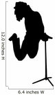 Jump Rockstar Singer Wall Decal