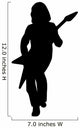 Guitar Solo Musician Wall Decal