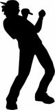 Rnb Vocalist Music Wall Decal