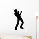 Rnb Vocalist Music Wall Decal