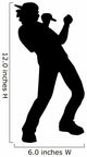 Rnb Vocalist Music Wall Decal