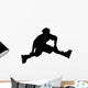 Roller Blading Silhouette Wall Decal