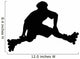 Roller Blading Silhouette Wall Decal