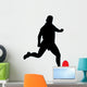 Rugby Kicker Silhouette Wall Decal